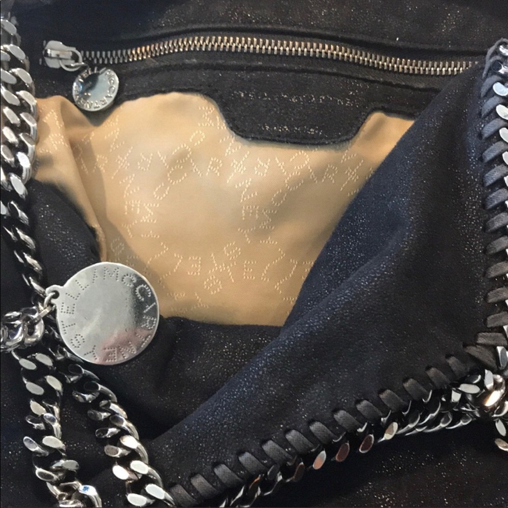 Stella Falabella Large Black Shoulder Bag Hobo - Picture 3 of 8